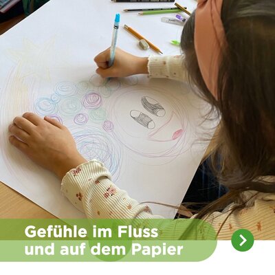 🎨 Zu Beginn des Unterrichts waren die Schülerinnen und Schüler eher nicht so gut drauf. Also: Musik an, Farben raus –...